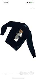 Maglione Ralph Lauren  Bear nero tg.L