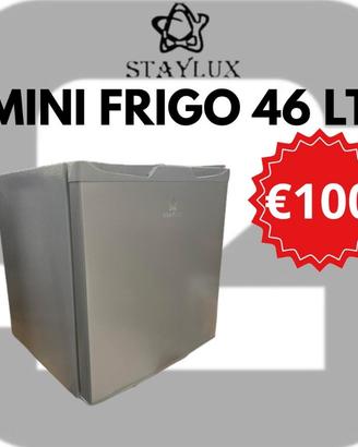 MINI FRIGO 46 LITRI SILVER GRIGIO