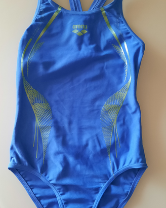 Costume nuoto Arena bambina TG.5/6 anni+accapatoio