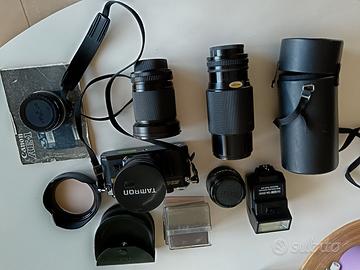 Canon AE1 e set obiettivi + borsa