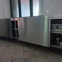 Tavoli, pensile, mensole, banco, ceppo, pattumiera