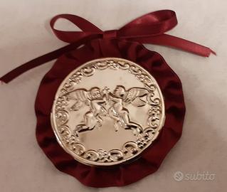 Quadretto Angeli argento 925 vintage