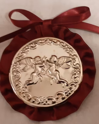 Quadretto Angeli argento 925 vintage