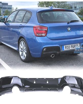 DIFFUSORE BMW F20 F21 11-15 LOOK M PERFORMANCE NER