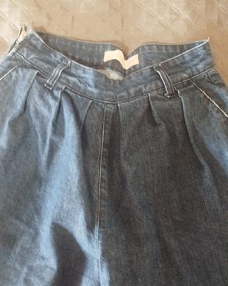 jeans over