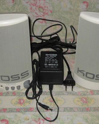 Altoparlanti attivi koss mod. hd-100 ( u.s.a.)