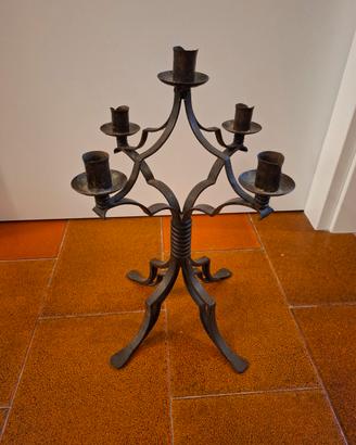 Candelabro in Ferro Battuto 