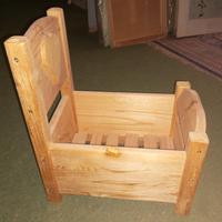 culla bambole artigianale