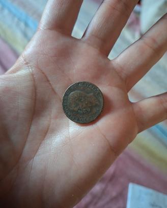 Moneta 10 centesimi del Regno d'Italia di Vittorio