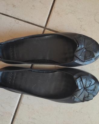 Ballerine Frau vera pelle nere n 37