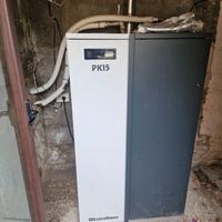 IMPIANTO RISCALDAMENTO CALDAIA PELLET E ACCUMULO