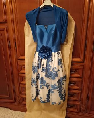 abito cerimonia donna tag 42/44 + borsa  e scarpe