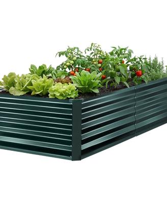 Fioriera Rialzata in Metallo Zincata 2030x1020 mm