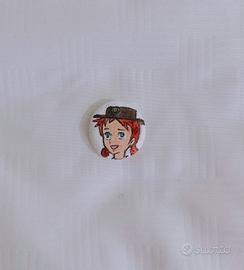 Anna dai capelli rossi - ciondolo fatto a mano 