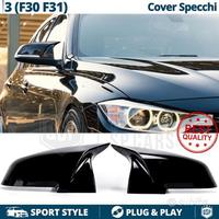 CALOTTE SPECCHIETTI per Bmw Serie 3 F30 F31 Nero L