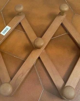 Appendiabiti estensibile in legno