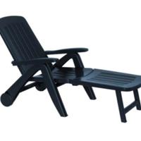 2 Poltrone sdraio pieghevoli con ruote