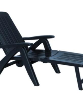 2 Poltrone sdraio pieghevoli con ruote