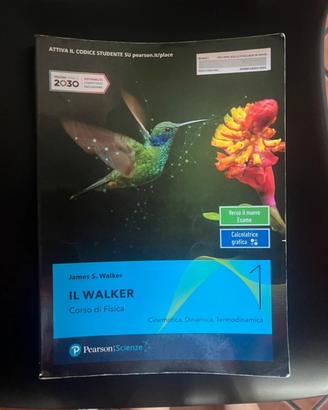 9788891916945 Il walker corso di fisica