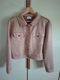 Giacca color cammello in tessuto