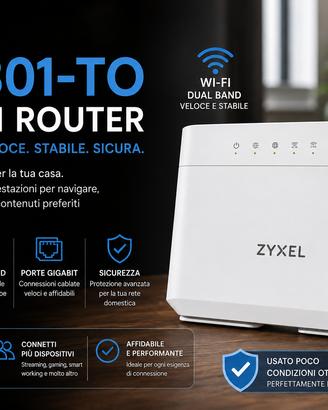 Modem Router Zyxel DX3301-TO – Wi-Fi veloce 🛜