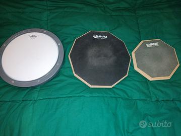set di Practice Pad per batteria