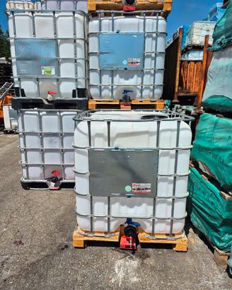 cisterne da 1000 litri  ibc con doppio rubinetto 