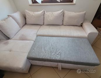 Divano letto contenitore angolare