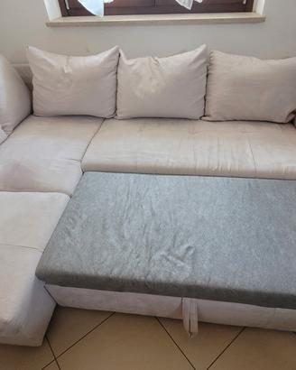 Divano letto contenitore angolare