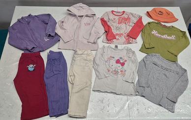 Lotto abbigliamento bambina 2 / 3 anni