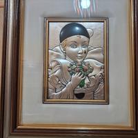 quadro argento 20÷25gr  Pierrot