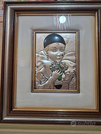 quadro argento 20÷25gr  Pierrot