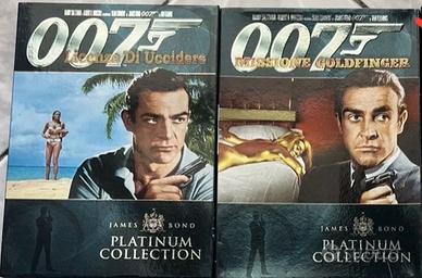 2 dvd 007 James Bond platinum edition collezione