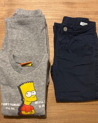 Pigiama e pantaloni bambino 5 anni