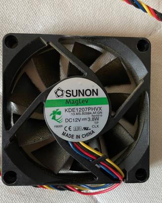 Ventola SUNON MagLev KDE1207PHVX 12V 3.8W 4-wire