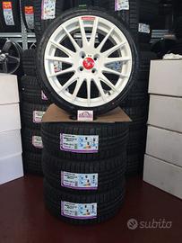 Kit invernale 500 Abarth da 17 pollici bianco - Ab