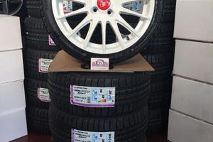Kit invernale 500 Abarth da 17 pollici bianco - Ab