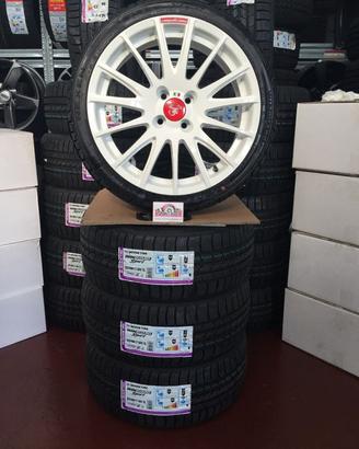 Kit invernale 500 Abarth da 17 pollici bianco - Ab