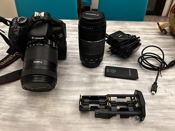 Canon eos 600 D battery grip 18-135 is. 70-300