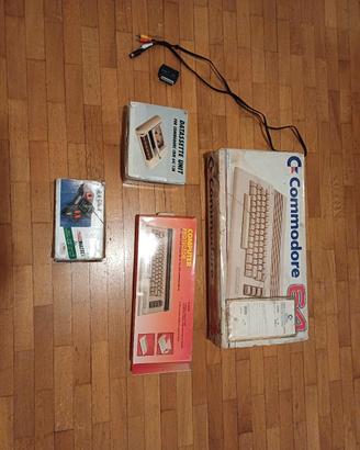 Commodore 64c boxato con accessori