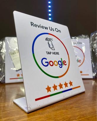 Carta NFC per Recensioni Google