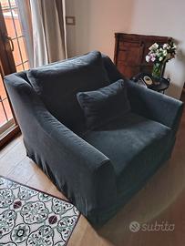 Poltrona IKEA modello FARLOV nera in velluto