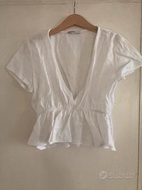 Subdued TOP in lino taglia 40