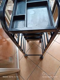 carrello parrucchiere