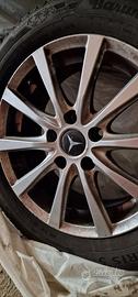 gomme da neve  su cerchi mercedes del 16