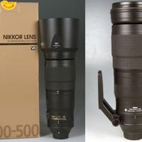 Obiettivo Nikon AF S   200-500mm F 5.6   E ED  VR