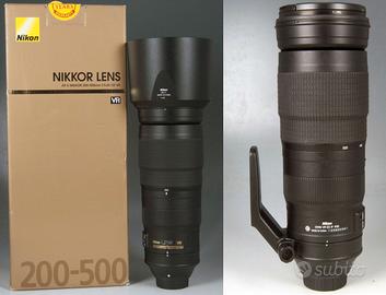 Obiettivo Nikon AF S   200-500mm F 5.6   E ED  VR
