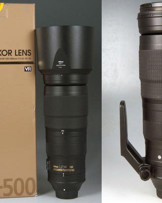 Obiettivo Nikon AF S   200-500mm F 5.6   E ED  VR