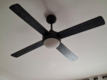 Ventilatore da soffitto con luce e telecomando