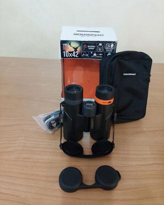 Binocolo SOLOGNAC 10X42 serie 900, completo, nuovo
